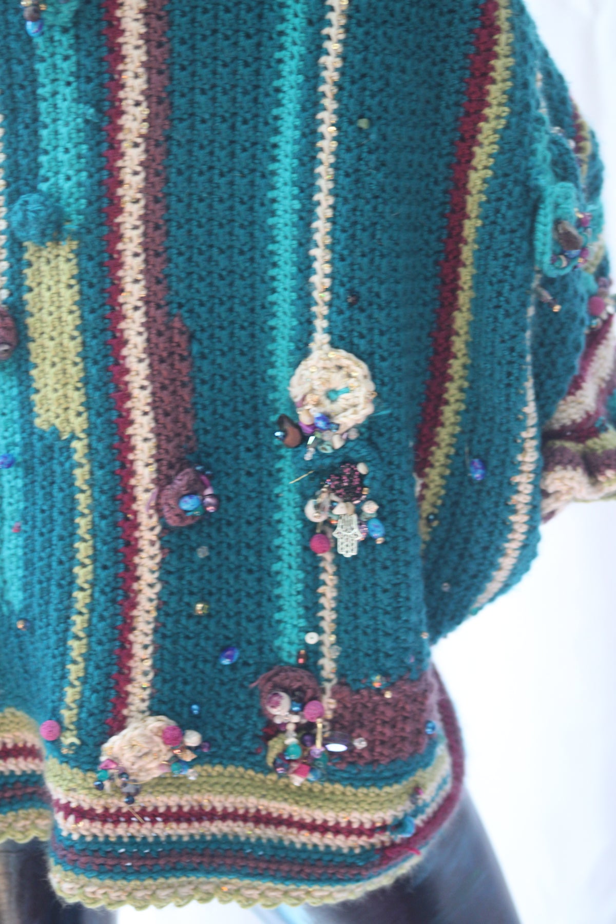 Heather Letter Sweater