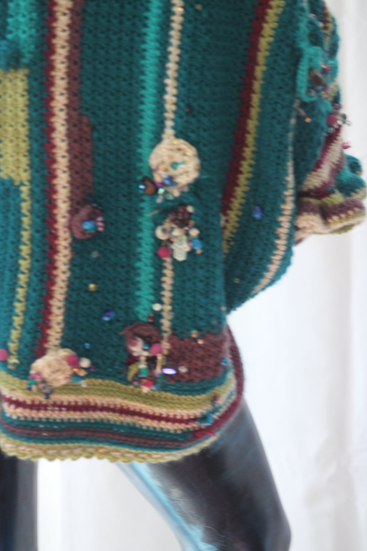 Heather Letter Sweater