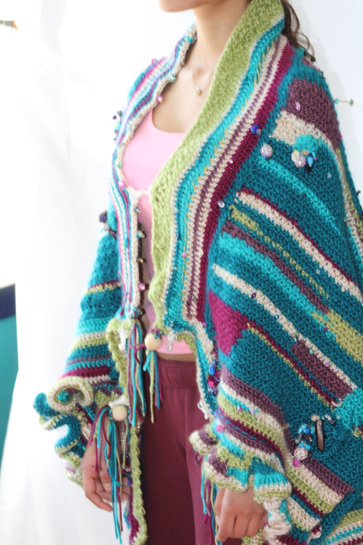 Heather Letter Sweater