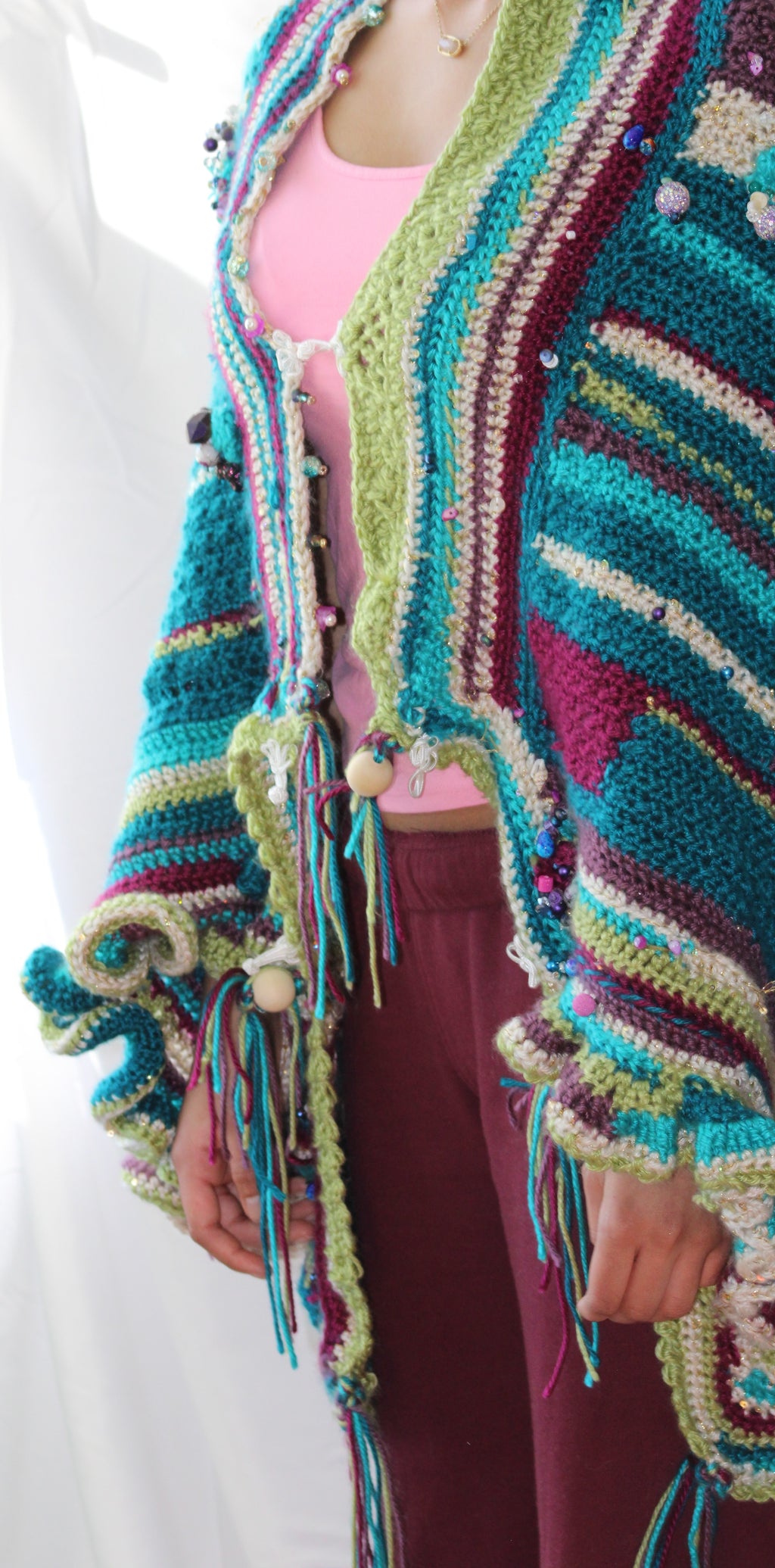 Heather Letter Sweater